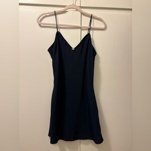 Sunday Best Navy Blue Slip Dress